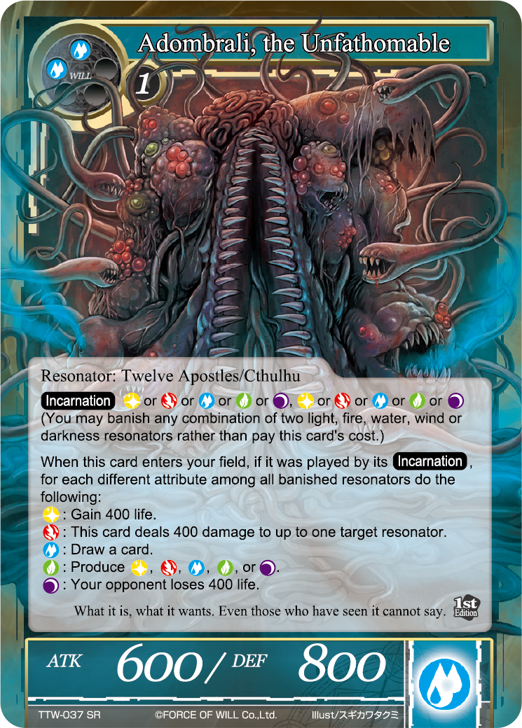 Adombrali The Unfathomable Force Of Will Tcg Wiki Fandom