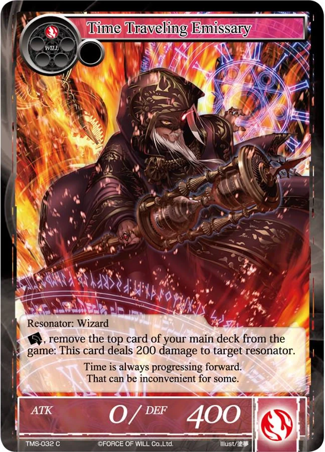 Time Traveling Emissary Force of Will TCG Wiki Fandom