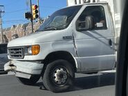 The 2007 Ford E-350 Cutaway Van Exterior shown in Oxford White with 16" x 6" White-Painted Steel Wheels