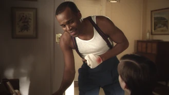 Red approaches Abe about jazz.