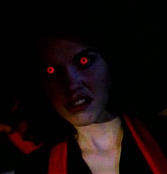glow in the dark eye contacts red