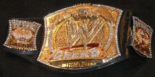 The most recent version of the WWE Championship belt (August 2, 2007 – present)