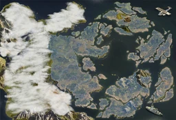 Continent Map ME map image