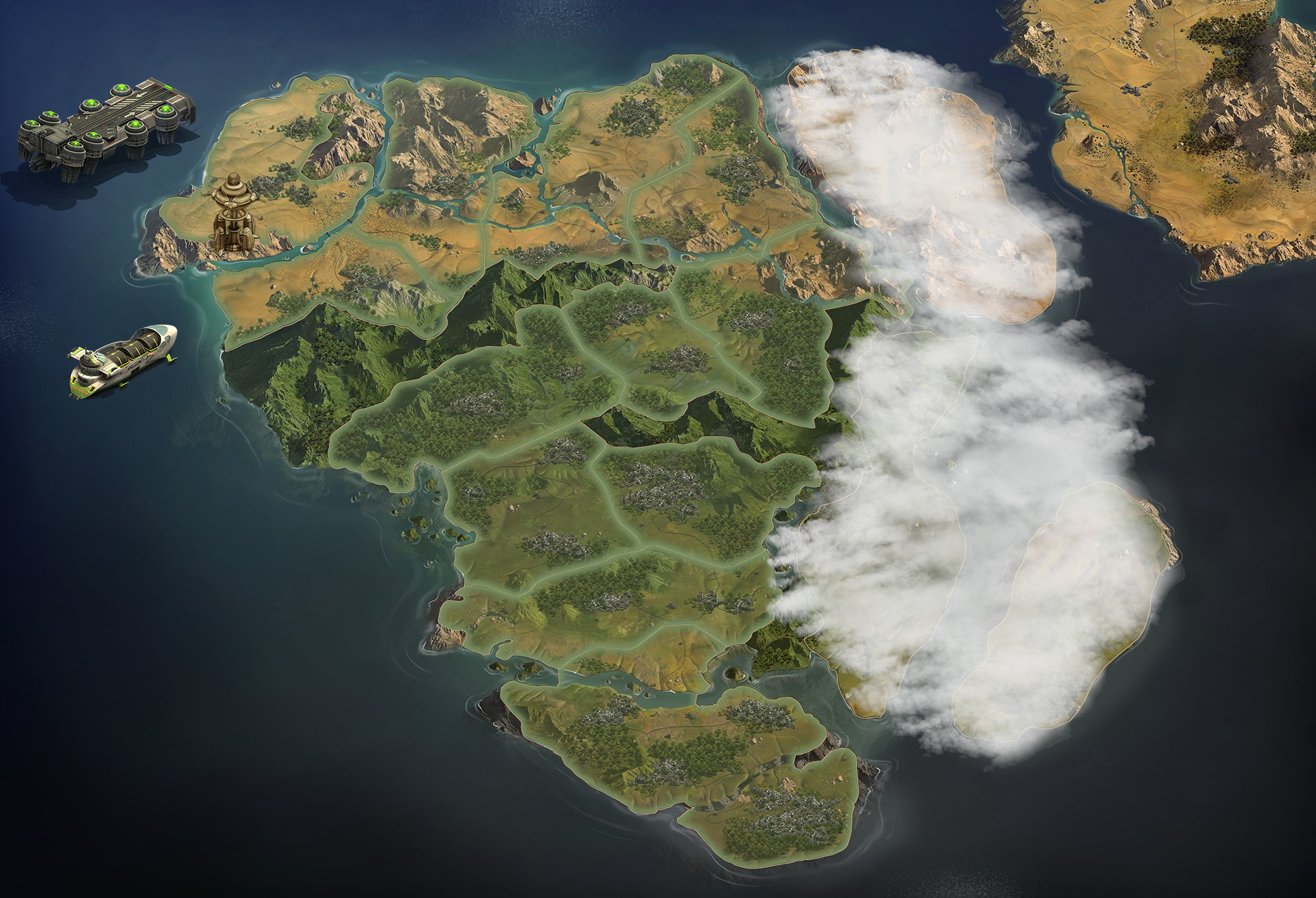 audible Habitual Siblings Continent Maps | Forge of Empires Wiki | Fandom