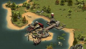 Arctic Harbor Construction Site