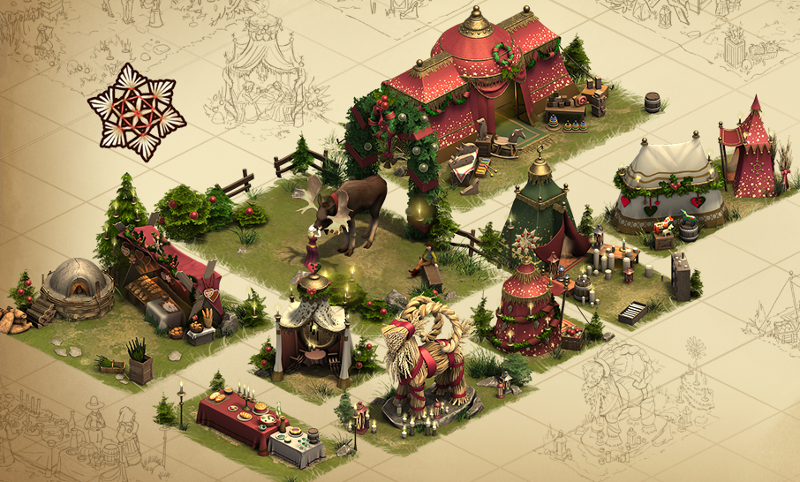 Winter Village Set Forge of Empires Wiki Fandom