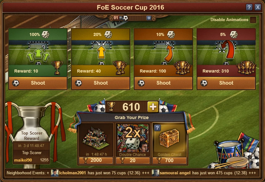 FußballEvent 2016 of Empires Wiki Fandom