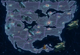 Continent Map VF 1 map image