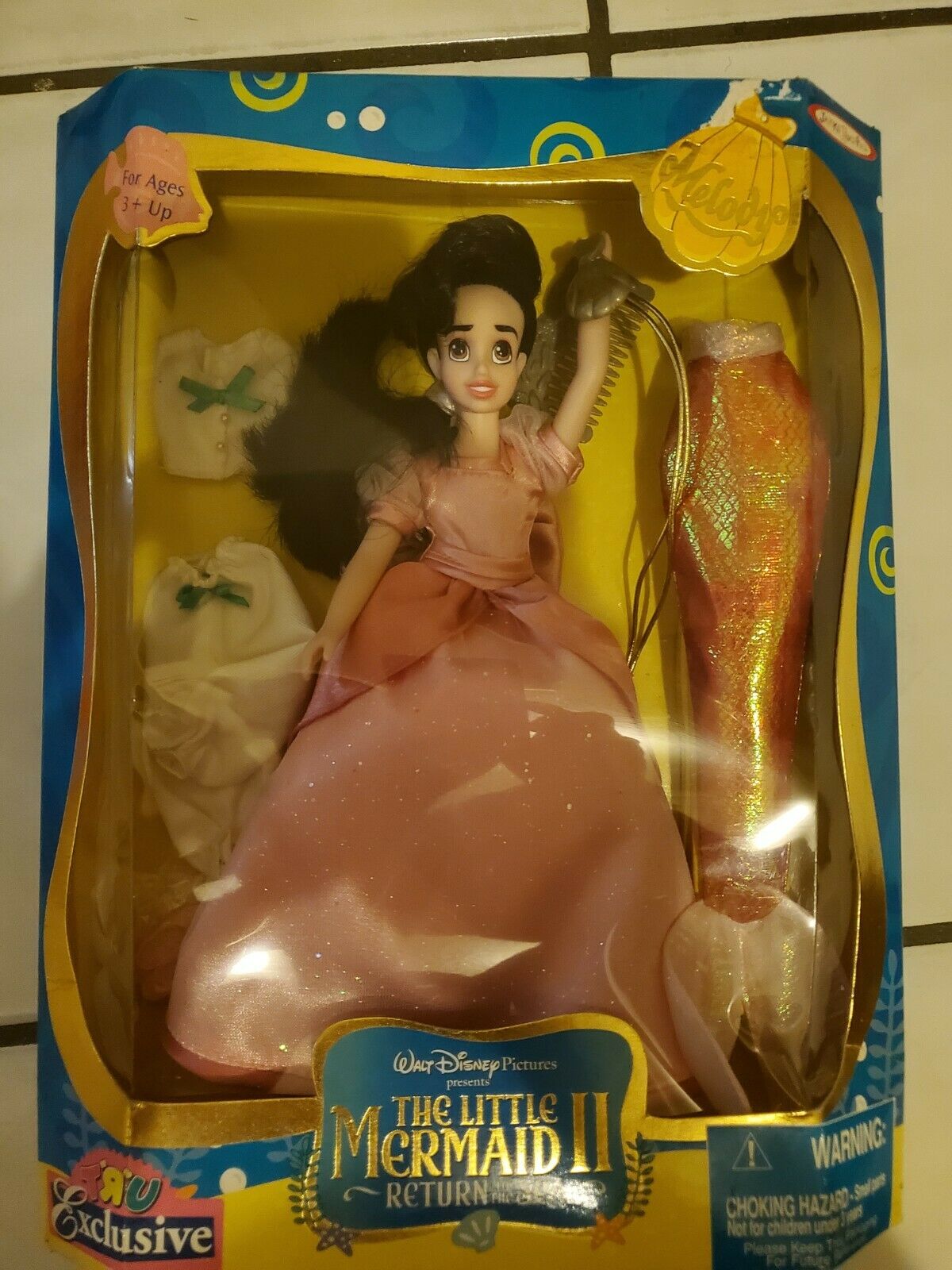 melody little mermaid doll