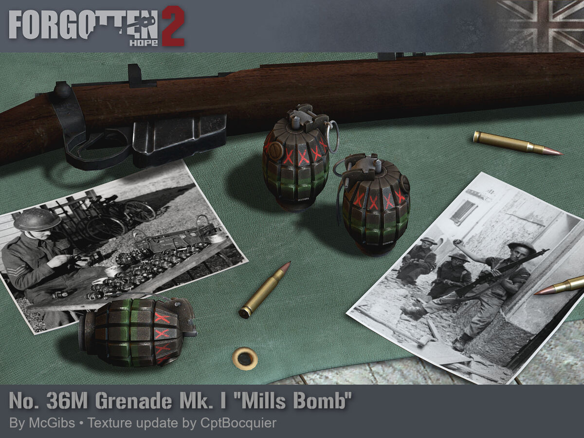 Mills Bomb | Forgotten Hope 2 Wiki | Fandom