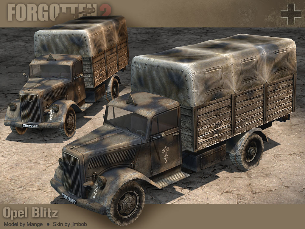 新品未開封】オペルブリッツ 輸送トラック WWⅡ11019 OPEL BLITZ