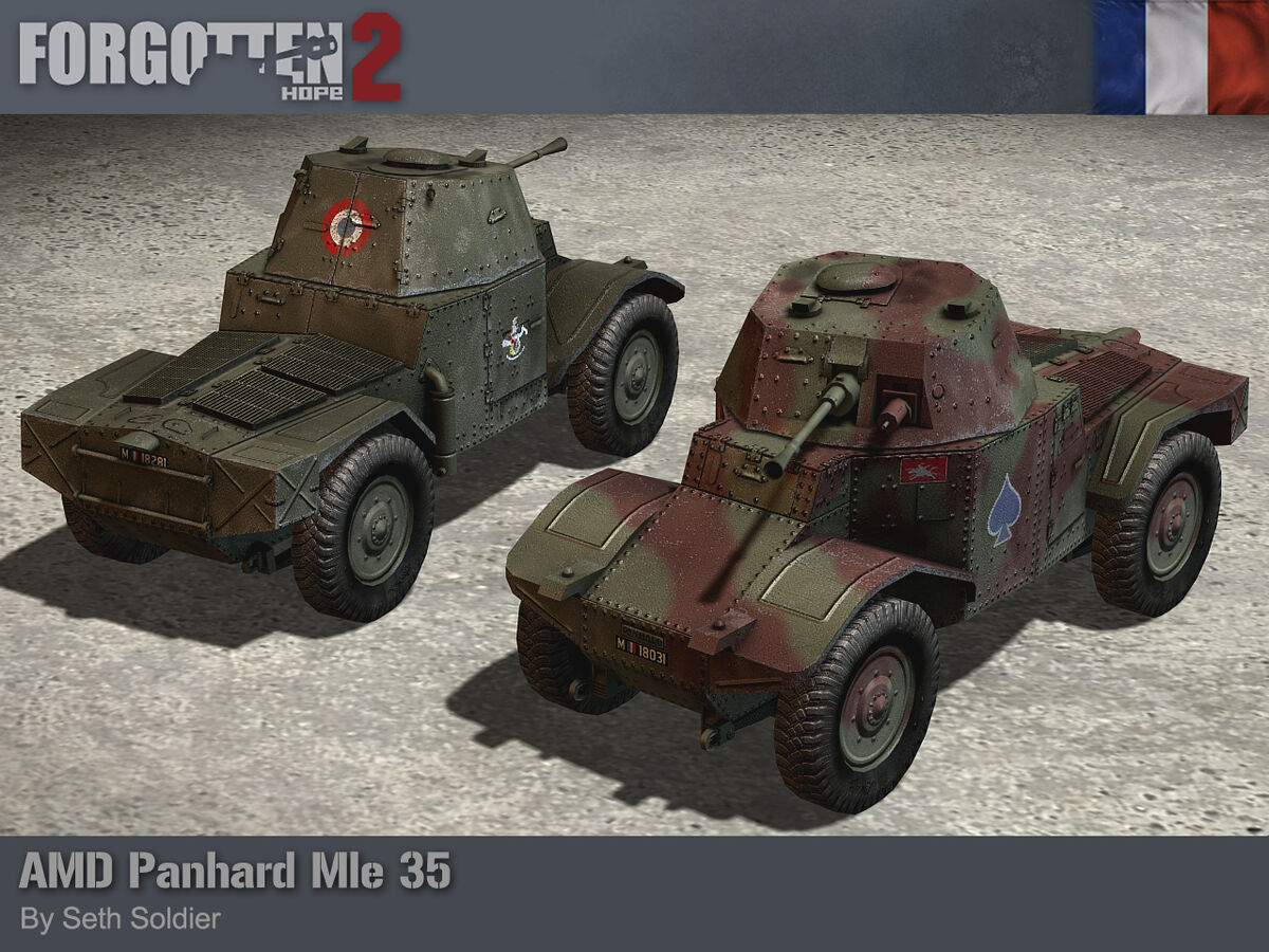 Panhard 178 AMD 35 | Forgotten Hope 2 Wiki | Fandom