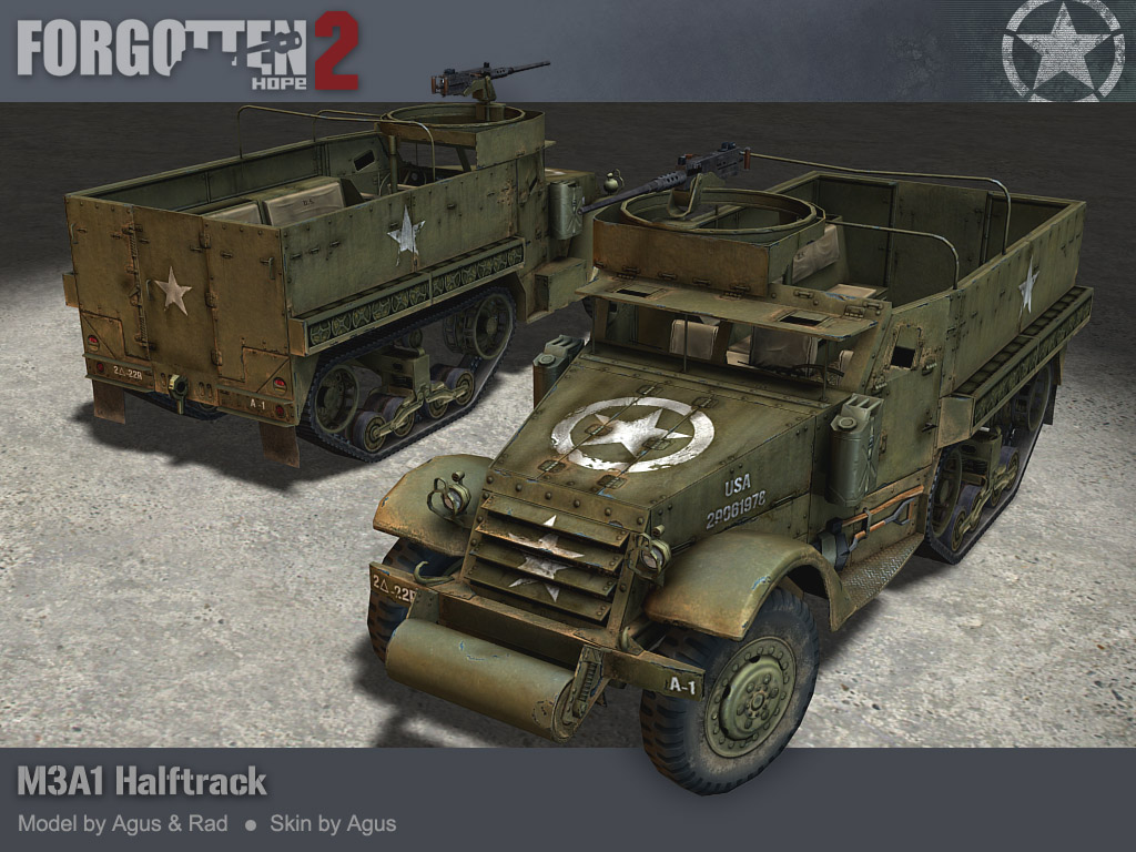 M3A1 Halftrack | Forgotten Hope 2 Wiki | Fandom