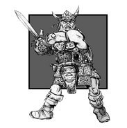 A dwarf adventurer from one of many expeditions to the ruins of Myth Drannor.