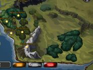 Map of Neverwinter and nearby regions.