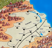 A 14th century map of the Turmway.