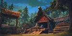 logger's camp.
