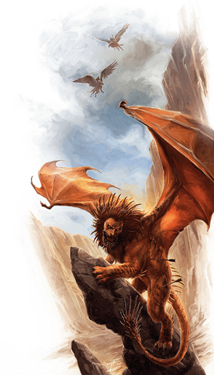 dungeons and dragons manticore