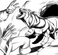 Aurumvorax.png (95 KB) An aurumvorax emerging from its lair.