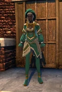 Calishite merchant f.png (221 KB) A fashionable merchant's garb from Calimshan fashion of bright, eye-catching colors.