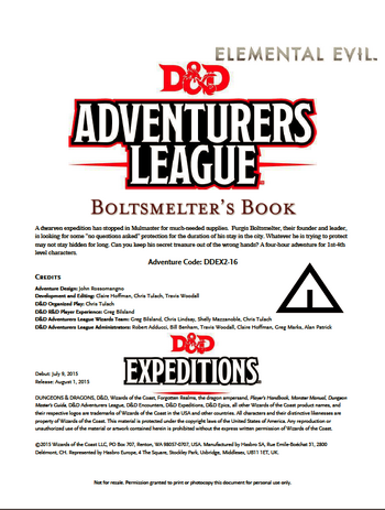 Boltsmelter's Book