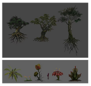Some of the vegetation found in Chult.