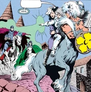 A race between gaunts and a centaur through the warped streets of Waterdeep.