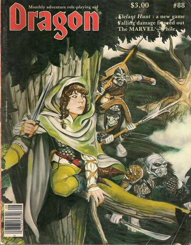 Dragon Magazine issue #91 November 1984 TSR Dungeons & Dragons Good condition 