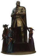 The Beloved Ranger, the petrification of Minsc and Boo.