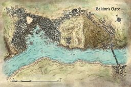 Baldur's Gate map image