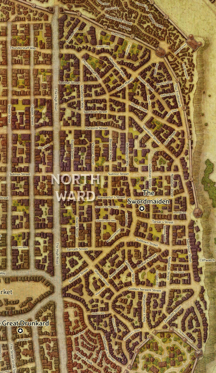 Waterdeep Dragon Heist City Map Waterdeep/North Ward | Forgotten Realms Wiki | Fandom