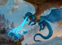 A depiction of a blue dragon from Adventures in the Forgotten Realms