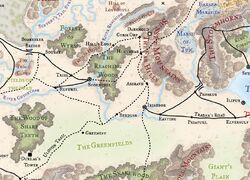 Map of the Western Heartlands c. 1372 DR.