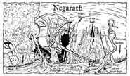 The map of Negarath from the Depths of Madness novel.