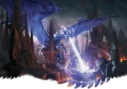 A sapphire greatwyrm.