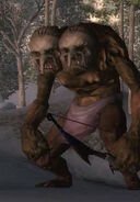 A fell troll wielding a bow.