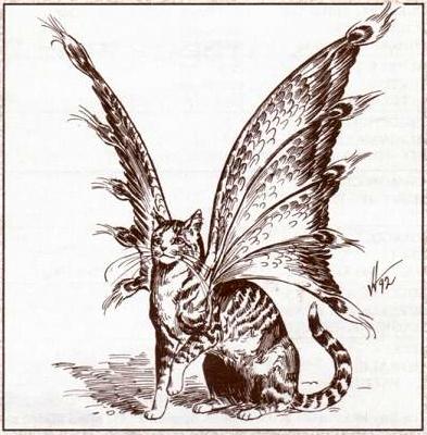 winged cat mythology