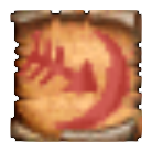 The symbol of the magic missile spell from Baldur's Gate.