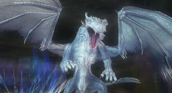 A fang dragon from Dungeons & Dragons Online.