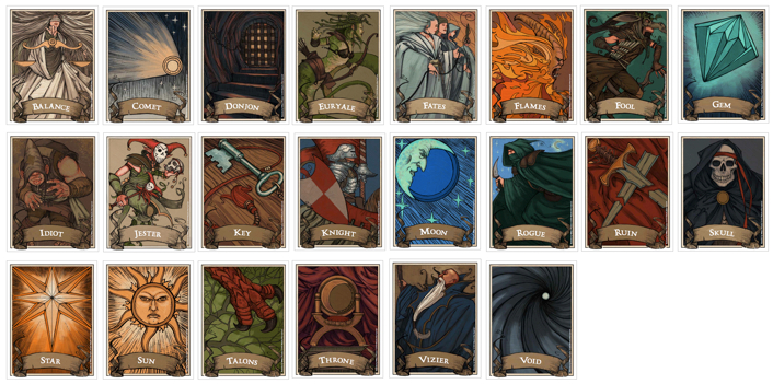 Dnd Deck of Many Things Illustrated Cards Tarot and Standard Size