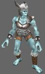 A Frost Giant female as she appears in the game editor for Neverwinter Nights.