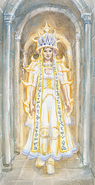 Icedawn, an avatar of Auril from Spellfire: Master the Magic.