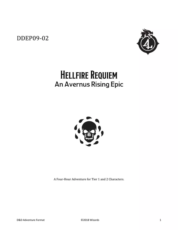 Requiem - D&D, PDF