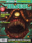 A beholder mage on the cover of Dungeon Magazine #141.