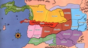 The Kingdom of Mir's extents corresponded to 's  and .