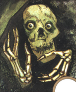 A wichtlin with a visible skull from the 1992 set of AD&D Trading Cards
