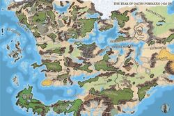Forgotten Realms Map 3 5 Faerûn | Forgotten Realms Wiki | Fandom