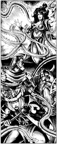 Lash of Loviatar and Adventurers