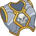 The breastplate of the devout cleric worn by Nerys.