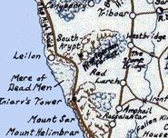 Map showing Southkrypt, circa 1358 DR.